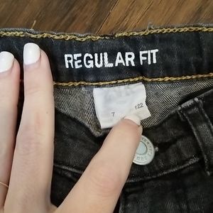 Zara boys faded black jeans